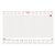 Bureau-onderlegblok 2027 Quantore ruit 56,5X36cm wit