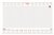 Bureau-onderlegblok 2027 Quantore ruit 56,5X36cm wit