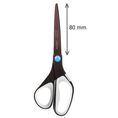 Ciseaux Scotch 20cm titanium anti-adhérents blister