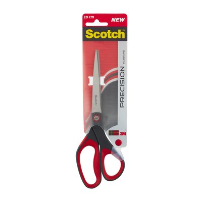 Ciseaux Scotch Précision 20cm rouge blister