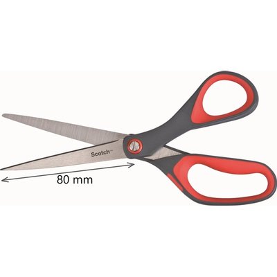 Ciseaux Scotch Précision 20cm rouge blister