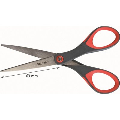 Ciseaux Scotch Précision 18cm rouge blister