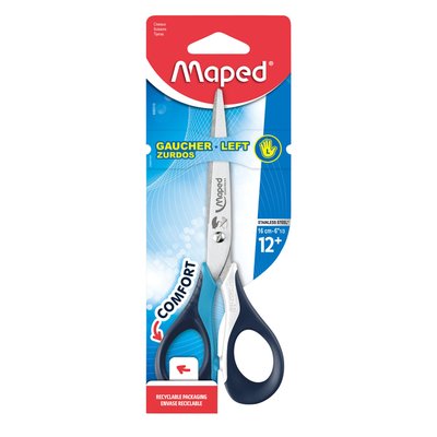 Ciseaux Maped Sensoft 16cm gaucher assorti