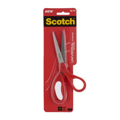 Ciseaux Scotch Universel 18cm rouge blister
