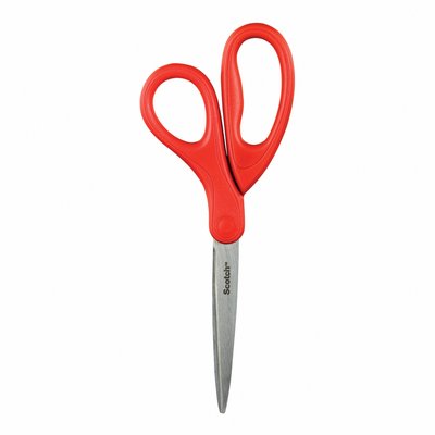 Ciseaux Scotch Universel 18cm rouge blister