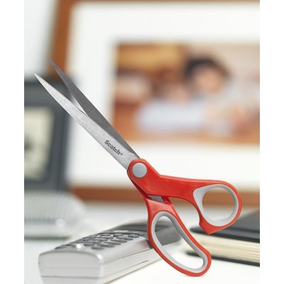Ciseaux Scotch Confort 18cm rouge blister