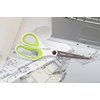 Schaar Scotch 20cm titanium met groot oog groen blister foto