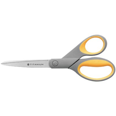 Kantoorschaar Westcott 210mm met softgrip titanium
