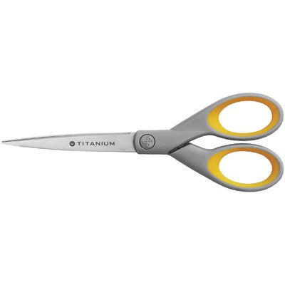 Kantoorschaar Westcott 180mm met softgrip titanium