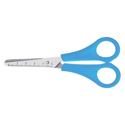 Ciseaux enfant Westcott 130mm droitier bouts ronds bleu ciel