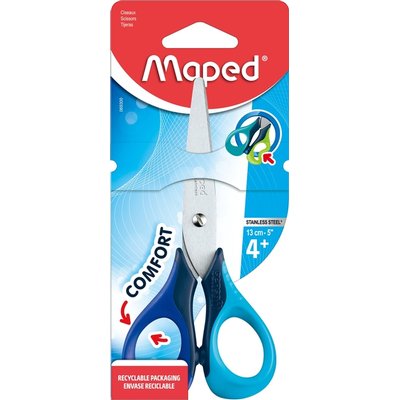Ciseaux Maped Sensoft 13cm présentoir 12 pièces assorti