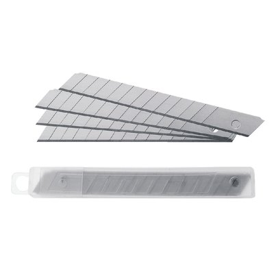 Snijmes Westcott Office 9mm met schuifsluiting en metalen houder blauw