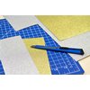Snijmes Westcott Office 9mm met schuifsluiting en metalen houder blauw foto