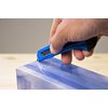 Snijmes Westcott Office 18mm met schuifsluiting blauw foto