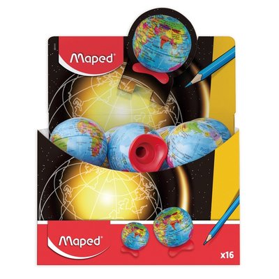 Puntenslijper Maped Globe display á 16 stuks