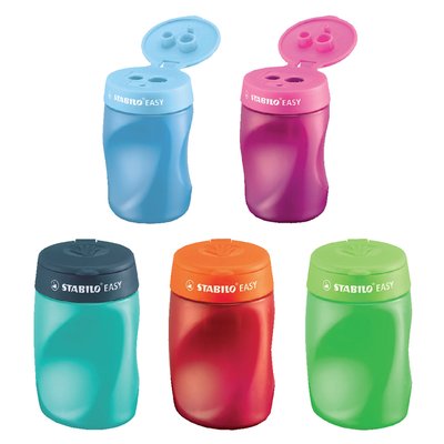 Taille-crayon STABILO Easy 4502 3-en-1 droitier rose