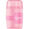Puntenslijper Maped Connect 2-gaats met gum pastel assorti foto