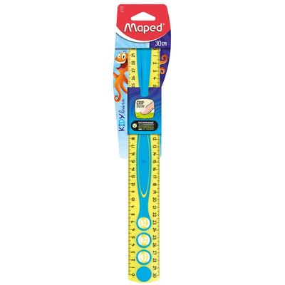 Liniaal Maped Kidy'grip 30cm assorti