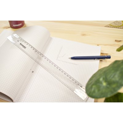 Règle Westcott Basic plastique transparent 30cm