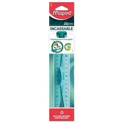 Liniaal Maped Flex met grip 20cm assorti