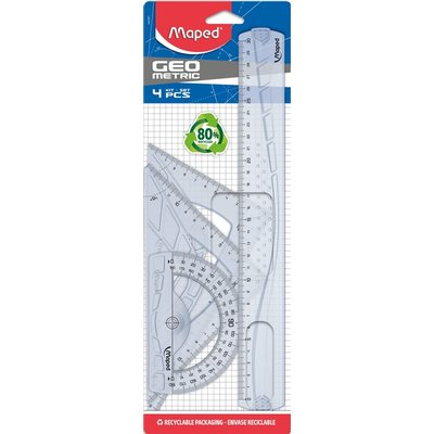 Kit de traçage Maped Geometric 4 pièces