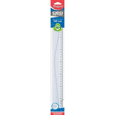 Règle Maped Geometric 40cm transparent