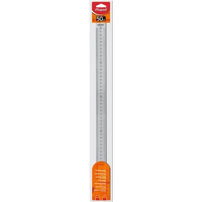 Liniaal Maped metaal 50cm