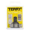 Clip Terry pour 3 stylos/crayons argent Photo