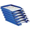 Corbeille à courrier Leitz Plus Slim A4 bleu Photo
