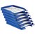 Corbeille à courrier Leitz Plus Slim A4 bleu
