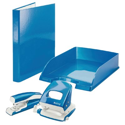 Corbeille à courrier Leitz Wow A4 bleu