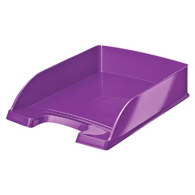 Corbeille à courrier Leitz WOW A4 violet