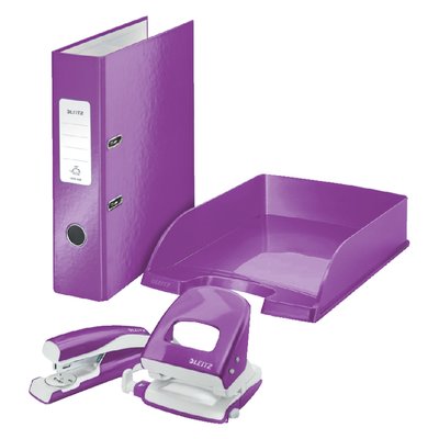 Corbeille à courrier Leitz WOW A4 violet
