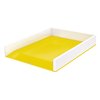 Corbeille à courrier Leitz WOW A4 blanc/jaune Photo