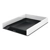 Corbeille à courrier Leitz WOW A4 blanc/noir Photo