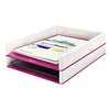 Brievenbak Leitz WOW wit/roze foto