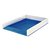 Brievenbak Leitz WOW wit/blauw