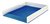 Brievenbak Leitz WOW wit/blauw