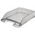 Brievenbak Leitz Plus A4 transparant rookglas