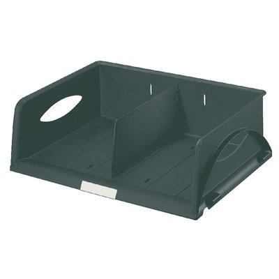 Brievenbak Leitz Sorty standaard A4 maxi dwars zwart
