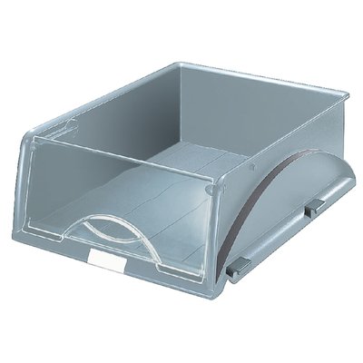 Corbeille à courrier Leitz 5231 Sorty avec clapet gris