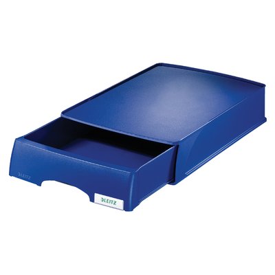 Corbeille à tiroir Leitz Plus A4 Maxi bleu