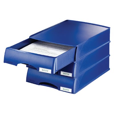 Corbeille à tiroir Leitz Plus A4 Maxi bleu