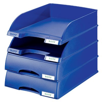 Corbeille à tiroir Leitz Plus A4 Maxi bleu