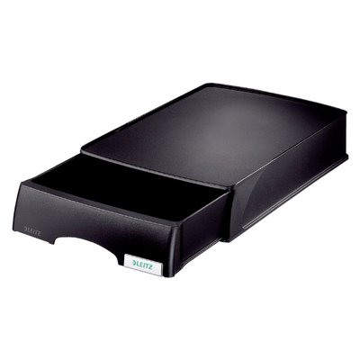 Corbeille à tiroir Leitz Plus A4 Maxi noir