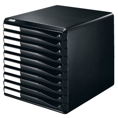 Module à tiroirs Leitz A4 10 tiroirs noir