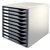 Ladenblok Leitz A4 10 laden donkergrijs/wit