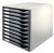 Ladenblok Leitz A4 10 laden donkergrijs/wit