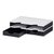Module de classement Styrodoc A4 4 casiers noir/gris