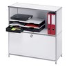 Module de classement Styrodoc A4 4 casiers noir/gris Photo